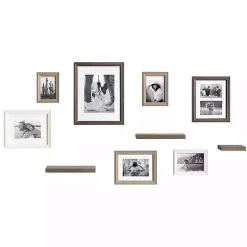 New Kirklands Home Bordeaux 10-pc. Gallery Wall Frame and Shelf Set