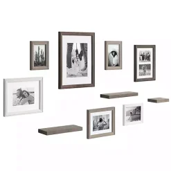 New Kirklands Home Bordeaux 10-pc. Gallery Wall Frame and Shelf Set