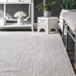 Online Kirklands Home Braided Leah Indoor/Outdoor Area Rug, 3x5 Ivory