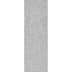 Outlet Kirklands Home Braided Lefebvre Runner Gray