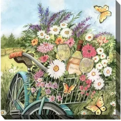 Discount Kirklands Home Brandy's Bike Outdoor Canvas Art Multi