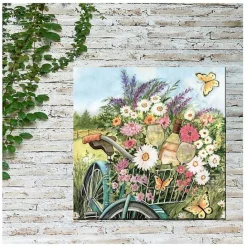 Discount Kirklands Home Brandy's Bike Outdoor Canvas Art Multi