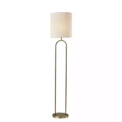Discount Kirklands Home Brass Metal Arch Floor Lamp Gold