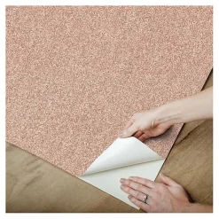 Online Kirklands Home Brick Textured Cross Woven Peel & Stick Wallpaper Pink