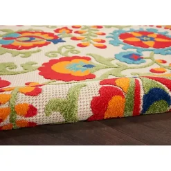 Online Kirklands Home Bright Abstract Floral Outdoor Area Rug, 5x7