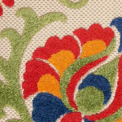 Online Kirklands Home Bright Abstract Floral Outdoor Area Rug, 5x7