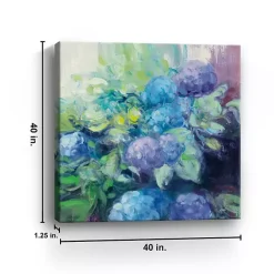 Hot Kirklands Home Bright Blooming Hydrangea Canvas Wall Art