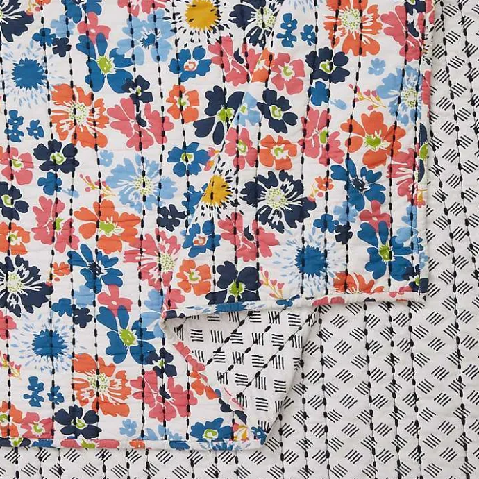 Outlet Kirklands Home Bright Blossom 3-pc. Full/Queen Quilt Set Multi