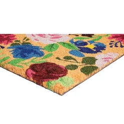 Hot Kirklands Home Bright Boho Flowers Doormat Multi
