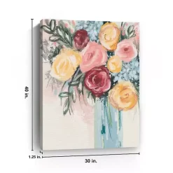 Clearance Kirklands Home Bright Florals Canvas Art Print