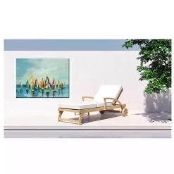Discount Kirklands Home Bright Sails Outdoor Canvas Art Print