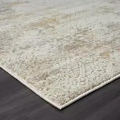 Discount Kirklands Home Brisbane Beige Faded Damask Area Rug, 8x10