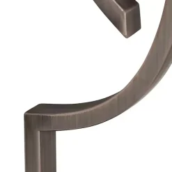 Outlet Kirklands Home Bronze Abstract Curve Table Lamp White