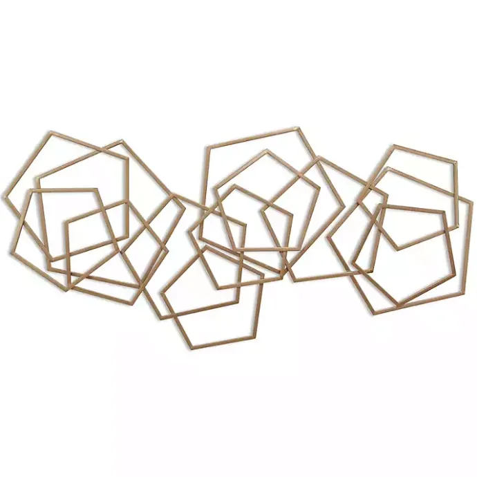 Outlet Kirklands Home Bronze Astraga Pentagon Plaque Brown