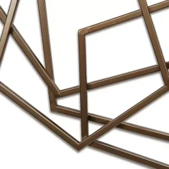 Outlet Kirklands Home Bronze Astraga Pentagon Plaque Brown