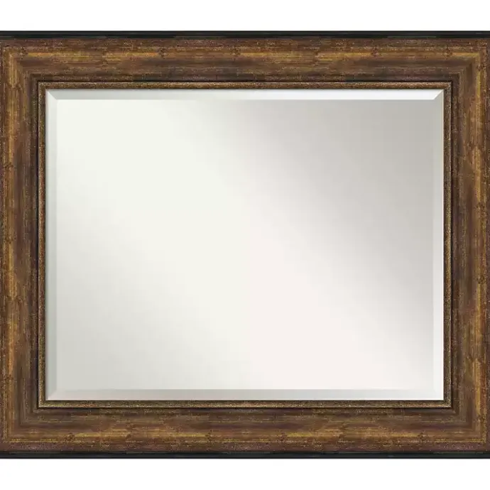 Best Kirklands Home Bronze Frame Beveled Mirror, 35.5x29.5 in.