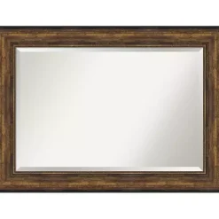 Online Kirklands Home Bronze Frame Beveled Mirror, 43.5x31.5 in.