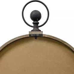 Kirklands Home Bronze Kensington Station Pocket Wall Clock