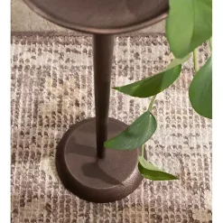 Best Kirklands Home Bronze Metal Alicia Accent Table Brown