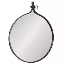 Hot Kirklands Home Bronze Metal Antique Round Wall Mirror