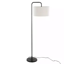 Outlet Kirklands Home Bronze Metal Puck Floor Lamp Brown