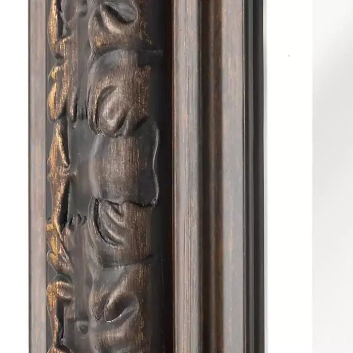 Kirklands Home Bronze Ornate Beveled Framed Wall Mirror