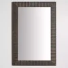 New Kirklands Home Bronze Ribbed Devin Profile Mirror, 24x36 in.