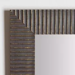 New Kirklands Home Bronze Ribbed Devin Profile Mirror, 24x36 in.
