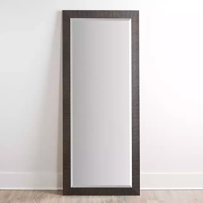 New Kirklands Home Bronze Ribbed Devin Profile Mirror, 28x68 in.
