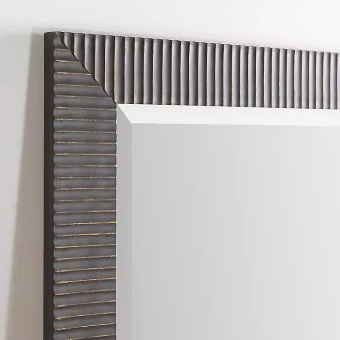 New Kirklands Home Bronze Ribbed Devin Profile Mirror, 28x68 in.