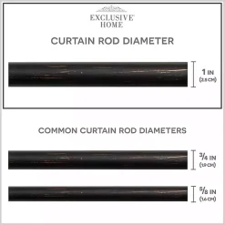 Sale Kirklands Home Bronze Stacked Cylinder Curtain Rod, 120 in.