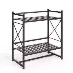 Hot Kirklands Home Bronze 2-Tier Utility Shelf Brown