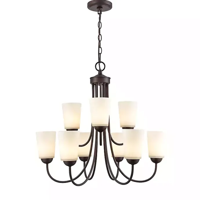 Sale Kirklands Home Bronze Traditional 9-Light Chandelier