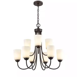 Sale Kirklands Home Bronze Traditional 9-Light Chandelier