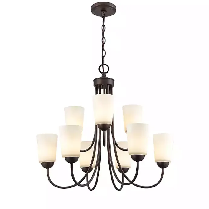 Sale Kirklands Home Bronze Traditional 9-Light Chandelier