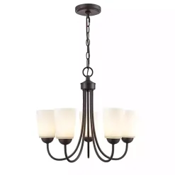 Sale Kirklands Home Bronze Traditional 5-Light Chandelier Brown