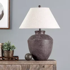 Hot Kirklands Home Bronze Urn Resin Table Lamp Ivory