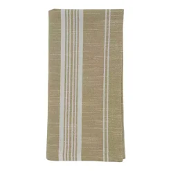 Hot Kirklands Home and White Striped Napkins, Set of 4 Brown