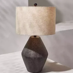 Hot Kirklands Home Brown Angled Gourd Ersta Table Lamp Tan