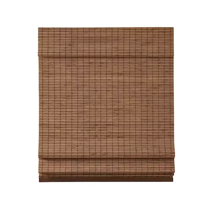 Clearance Kirklands Home Bamboo Light Filtering Roman Shade, 31 in. Brown