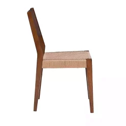Online Kirklands Home Basketweave Wood Dining Chairs, Set of 2 Brown