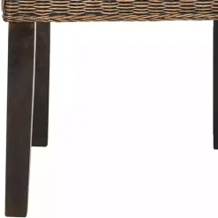 Outlet Kirklands Home Camelback Wicker Dining Chairs, Set of 2 Brown