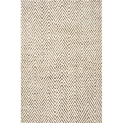 Hot Kirklands Home Brown Chevron Valen Area Rug, 5x8