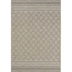 Best Kirklands Home Diamond Lattice Indoor/Outdoor Rug, 8x10 Brown