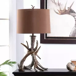 Outlet Kirklands Home Faux Antler Table Lamp Brown