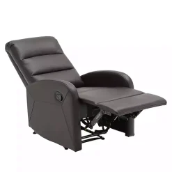 Clearance Kirklands Home Faux Leather Dormi Recliner Brown