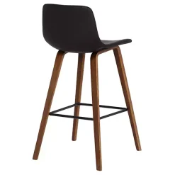 Outlet Kirklands Home Faux Leather Maddie Bar Stool Brown