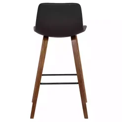 Outlet Kirklands Home Faux Leather Maddie Bar Stool Brown