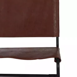 Hot Kirklands Home Faux Leather Sling Counter Stool Brown