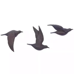 Discount Kirklands Home Flying Birds Wall Sculptures, Set of 3 Brown